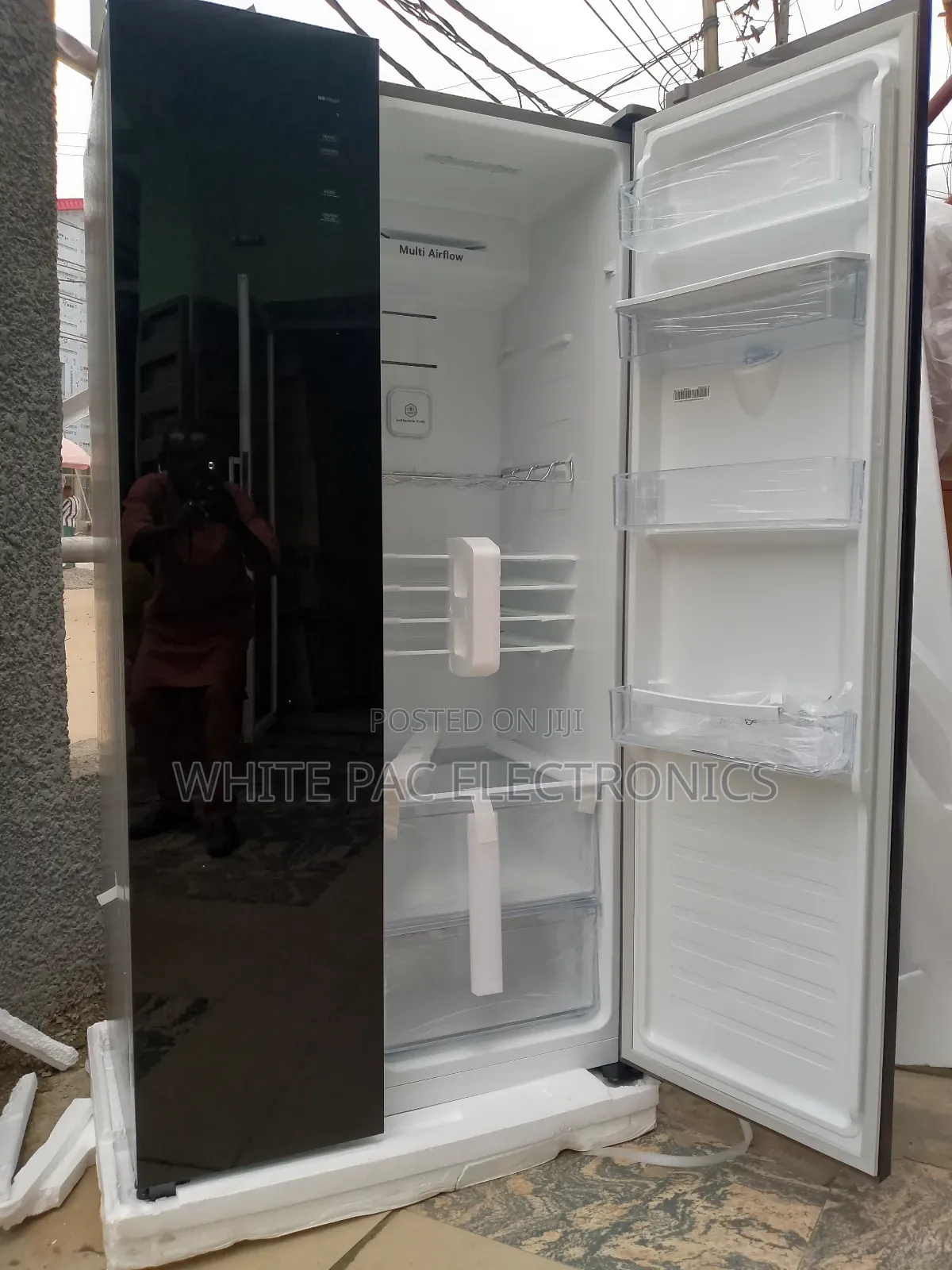 New Hisense Inverter Mirror Fridge Freezer 529l Dispenser