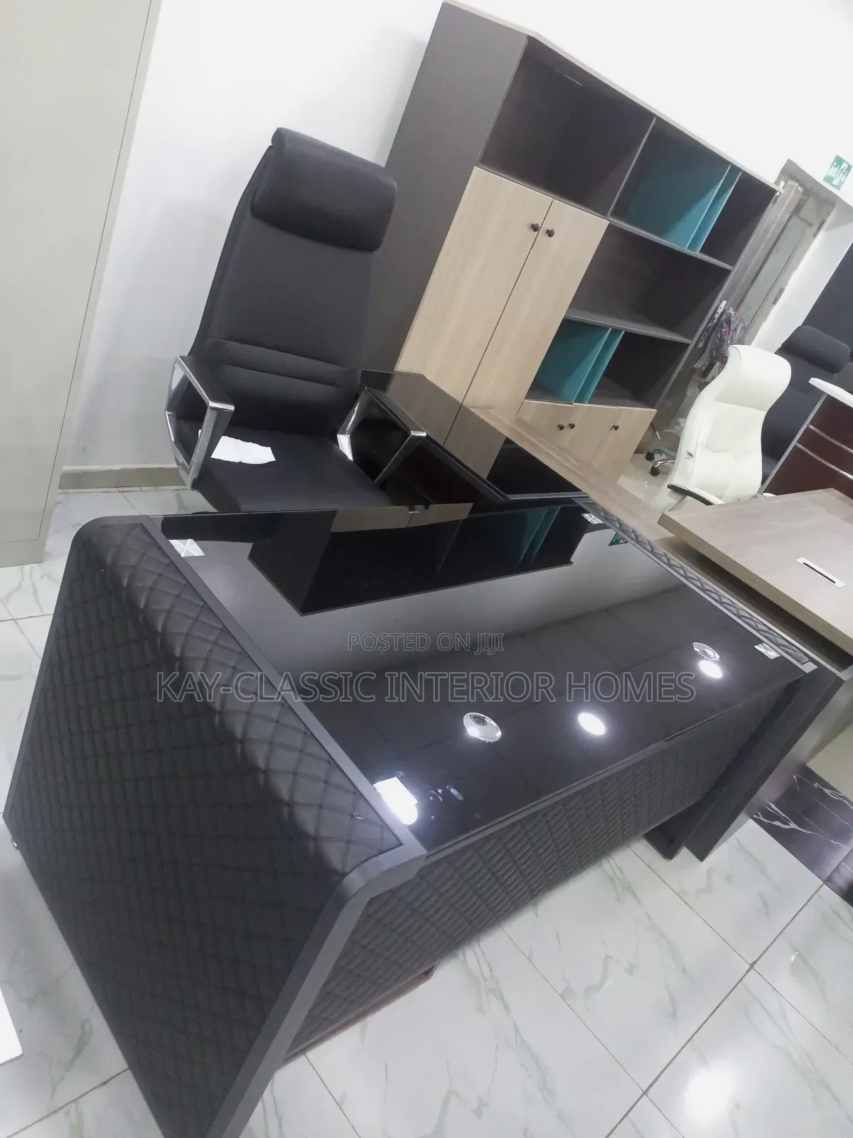 2mt Glass Top Executive Director Office Table