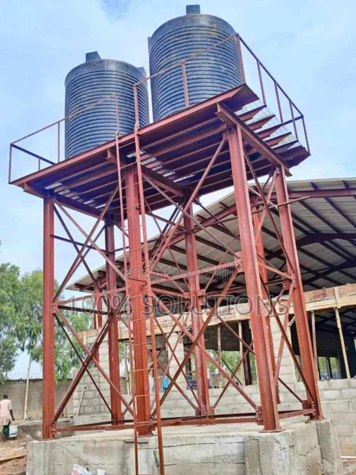 Scaffolding Fabrication for Water Tanks