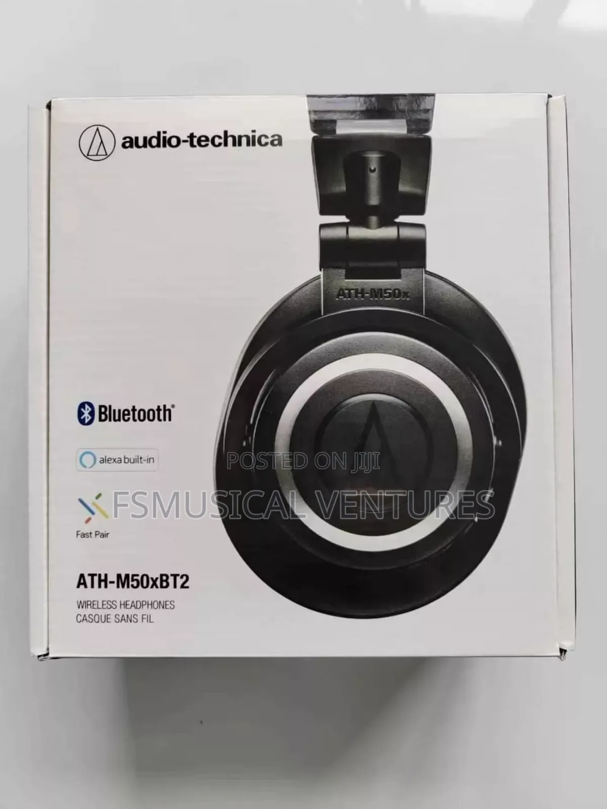 Audio Technical ATH-M50XBT2 Headphones With Built-in ALEXA