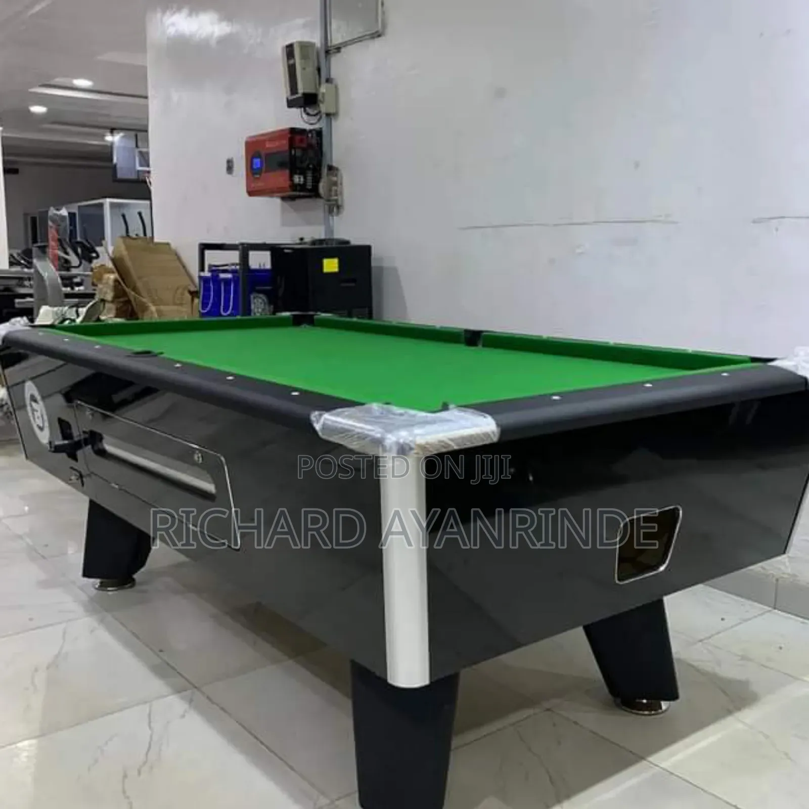 Imported Marble Coin Operated British Pool Snooker Table