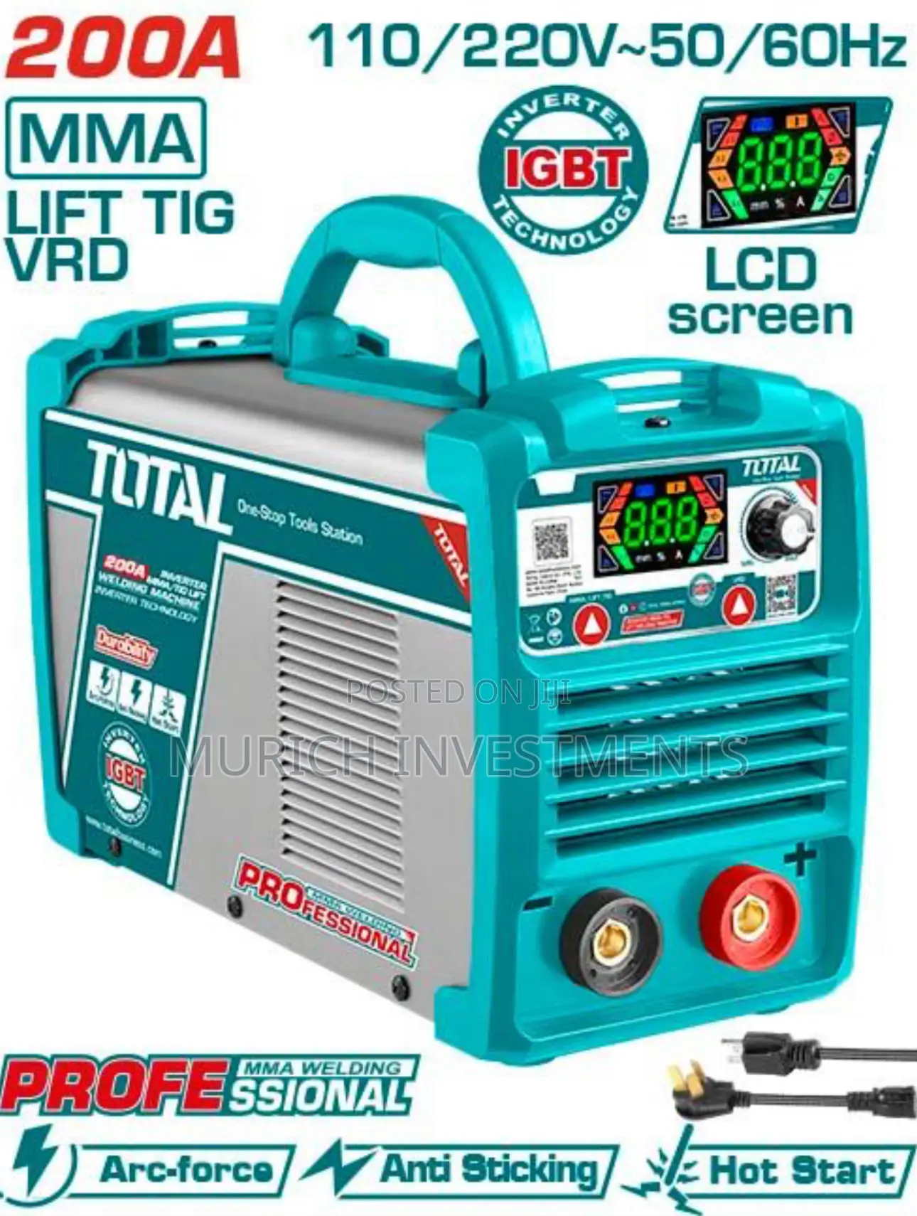 Total 200A Inverter MMA Welding Machine