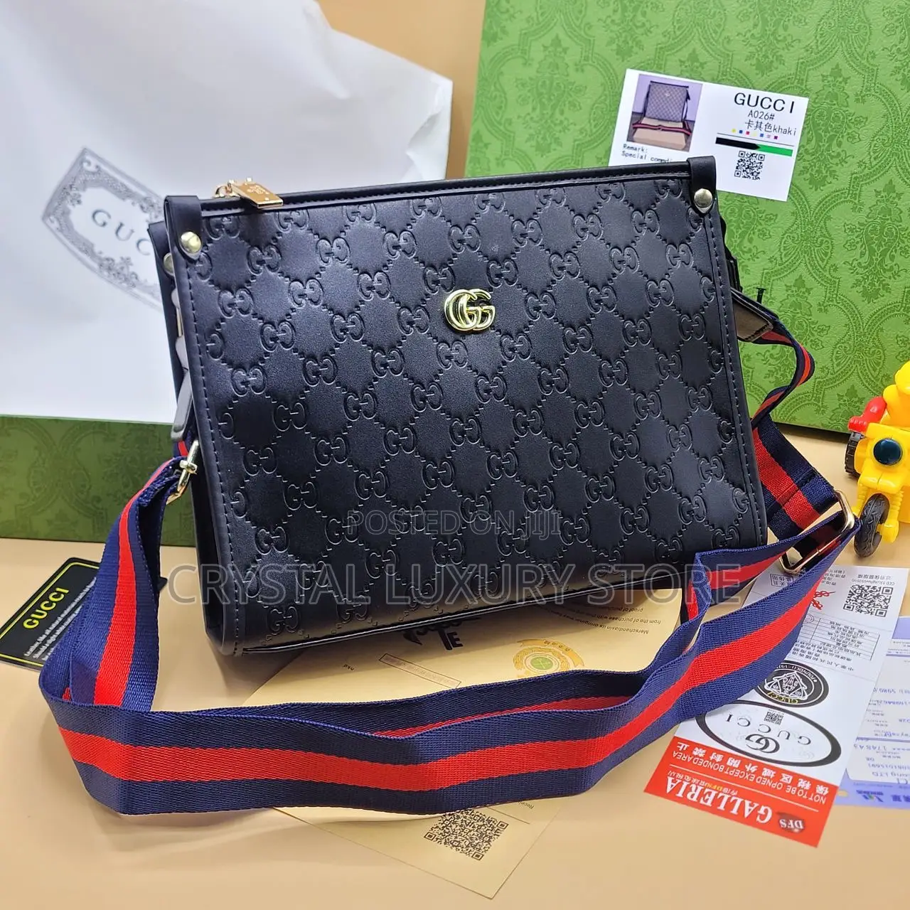 Louis Vuitton Quality Luxury Men Genuine Leather Cross Bag