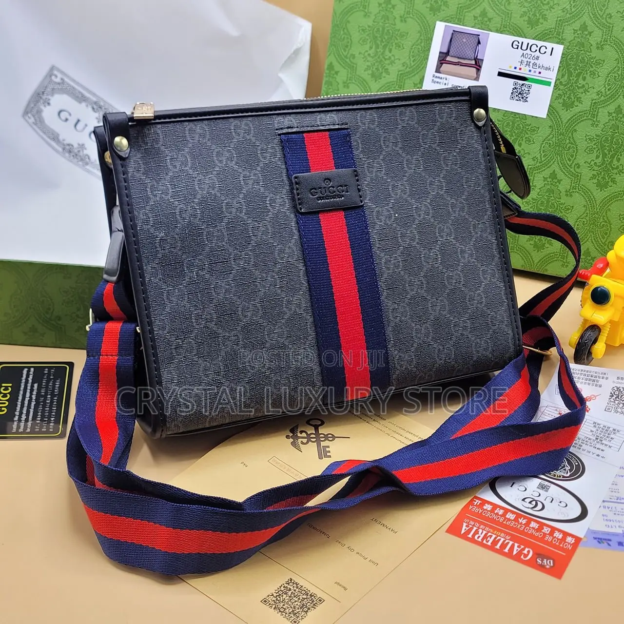 Louis Vuitton Quality Luxury Men Genuine Leather Cross Bag