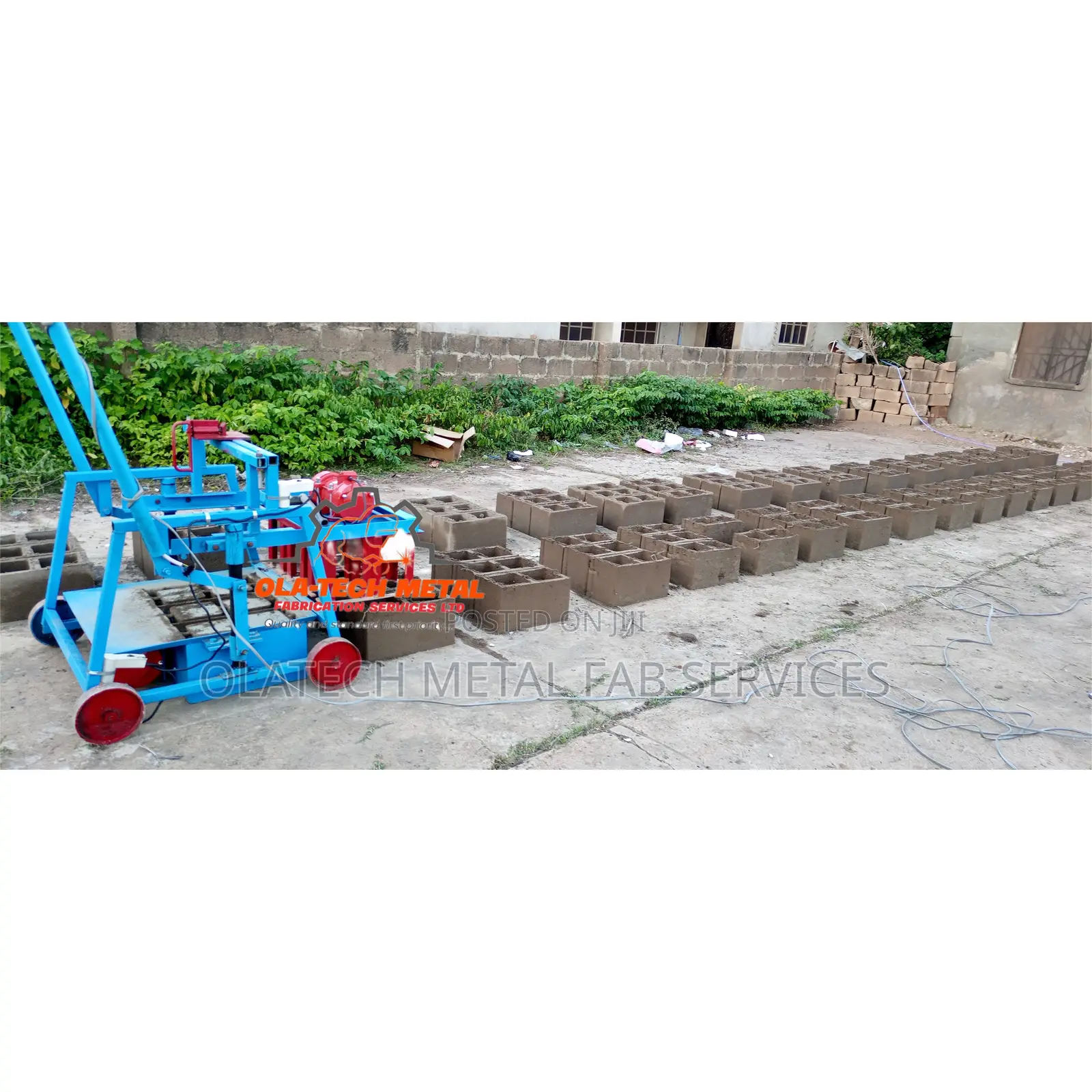 Block Moulding Machine (Not Using Pallets)