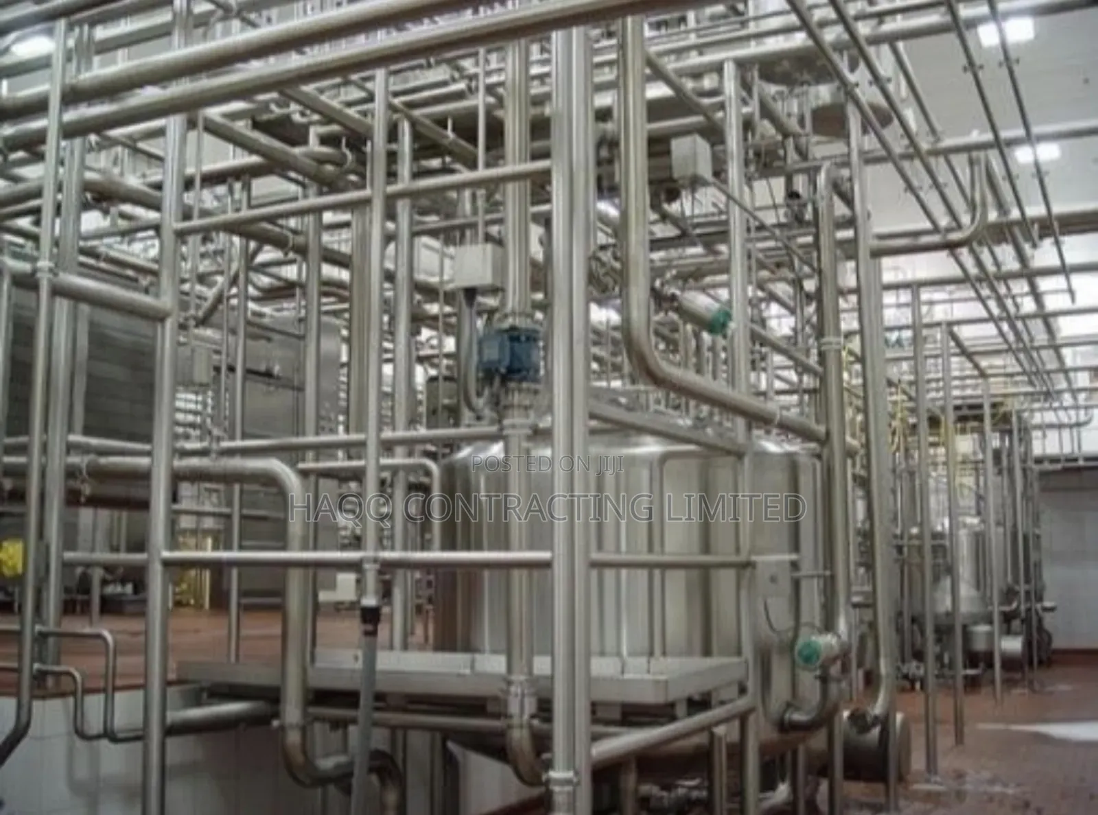 Stainless Steel Industrial Process Piping Works