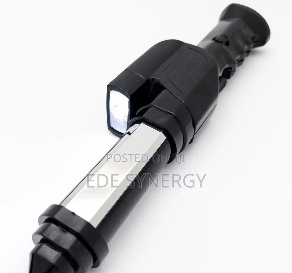 Telescopic Baton With Electric Shock, Siren And Flashlight