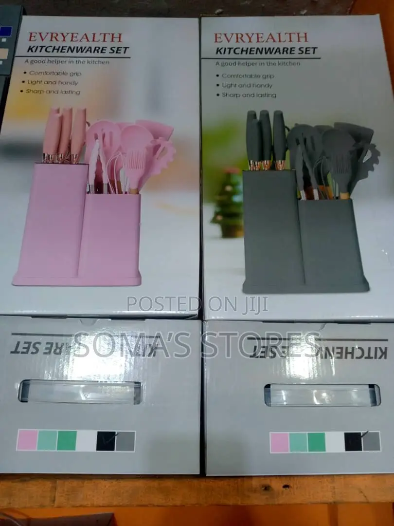 Silicone Spoon Set With Knife