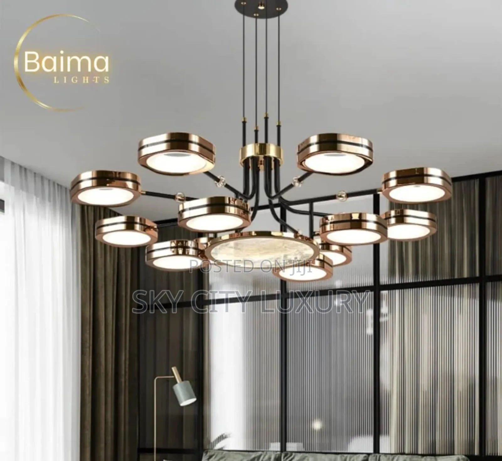 New Led Lustre Chandelier Light