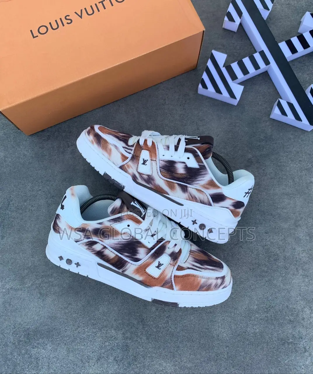 Louis Vuitton Pony Style Calf Leather Sneakers
