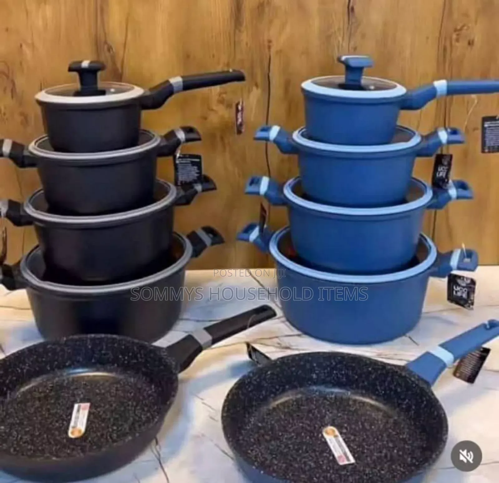 9pcs UCC Life Granite Coating Cookware Pot Set