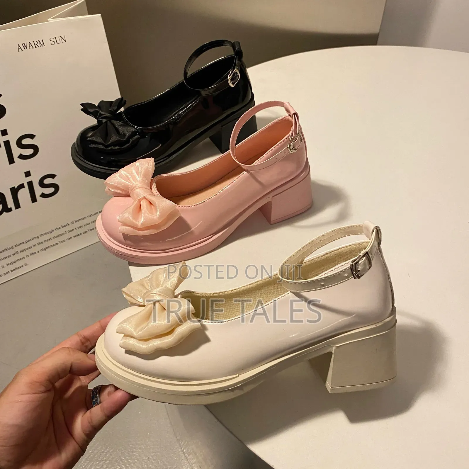 Ladies Balanced and Solid Chunky Pumps Office Shoes