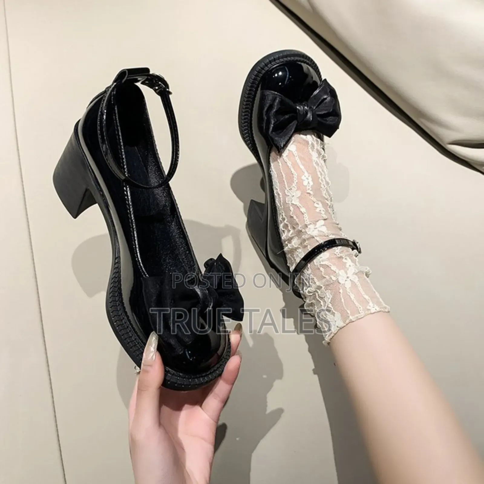 Ladies Balanced and Solid Chunky Pumps Office Shoes