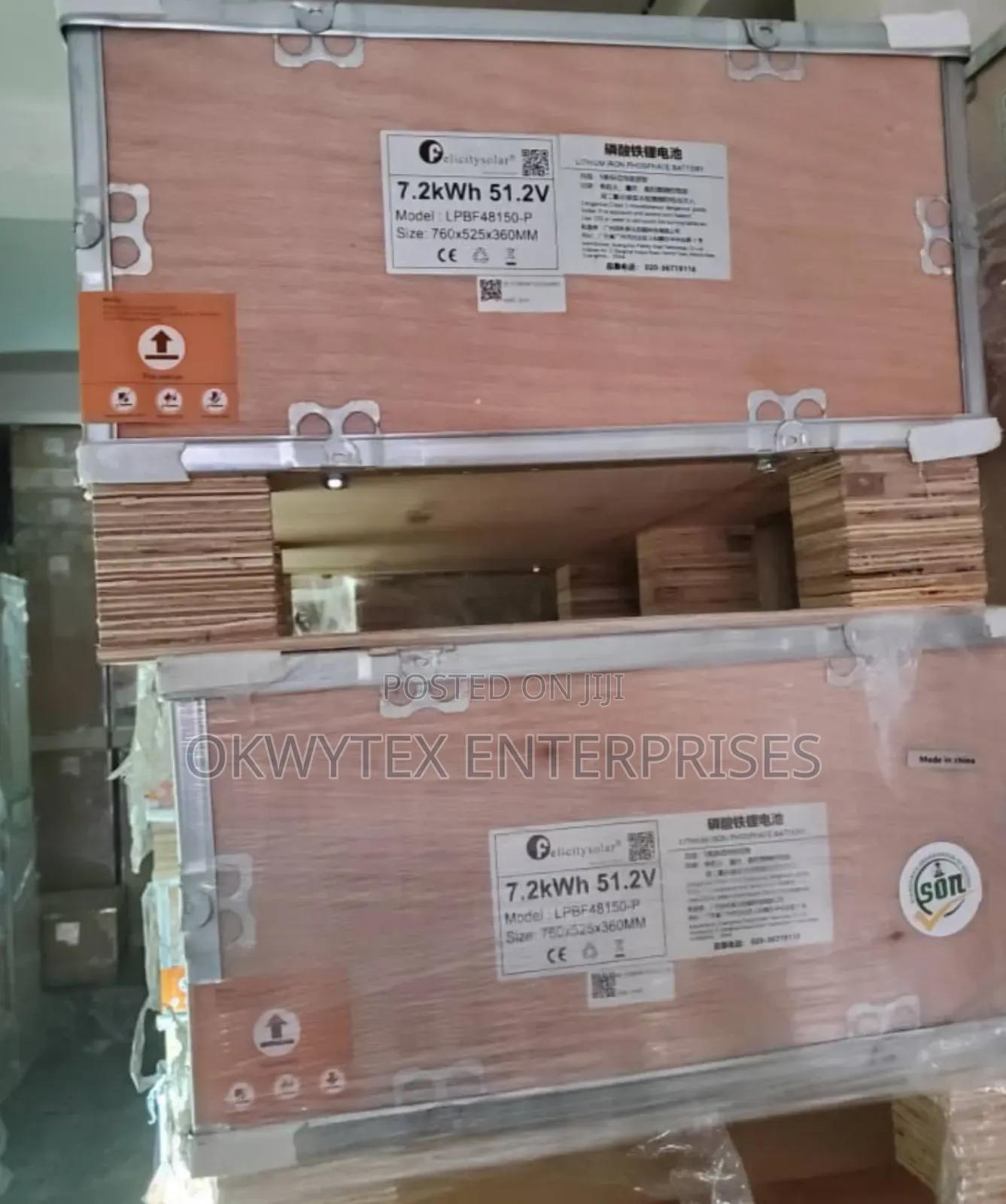 7.2kwh Felicity Lithium Iron Battery 5yeras Warranty