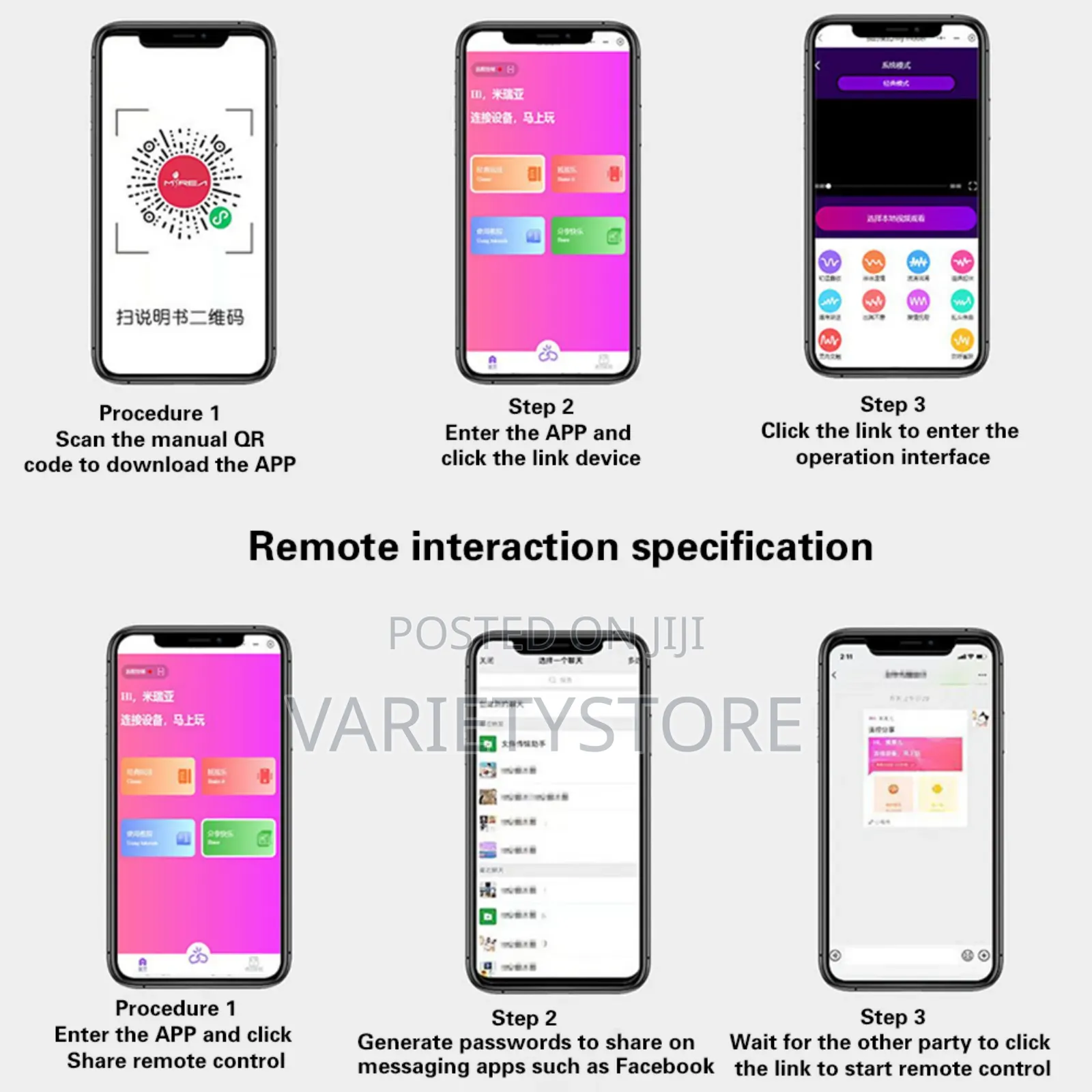 APP Control G Spot Vibrator Sex Toy for Clitoris Stimulation