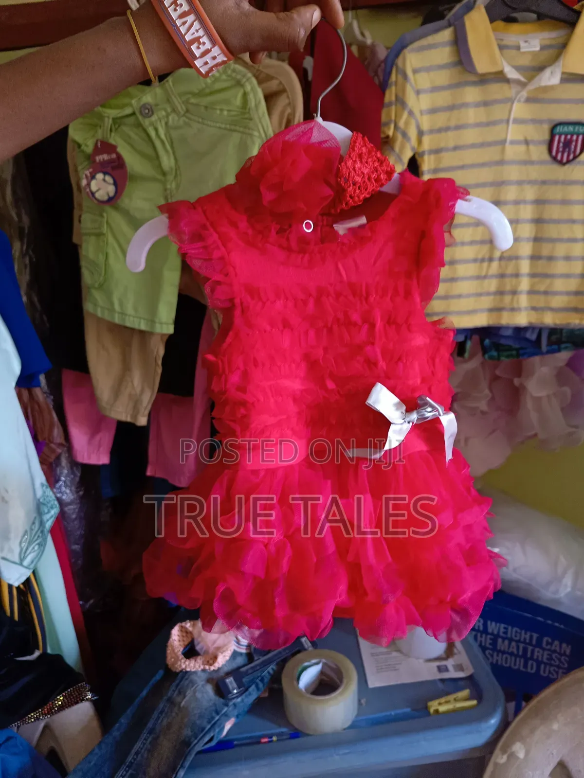 Baby Girl's Dress With Hairband