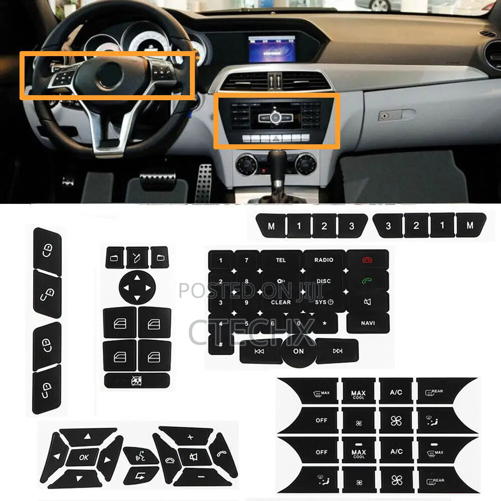 Dash Button Repair Kit for Mercedes Benz Glk350 C Class Etc