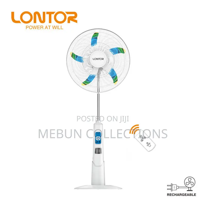 Lontor Rechargeable Standing Fan CTL - CFO34R-18-C 18 Inches