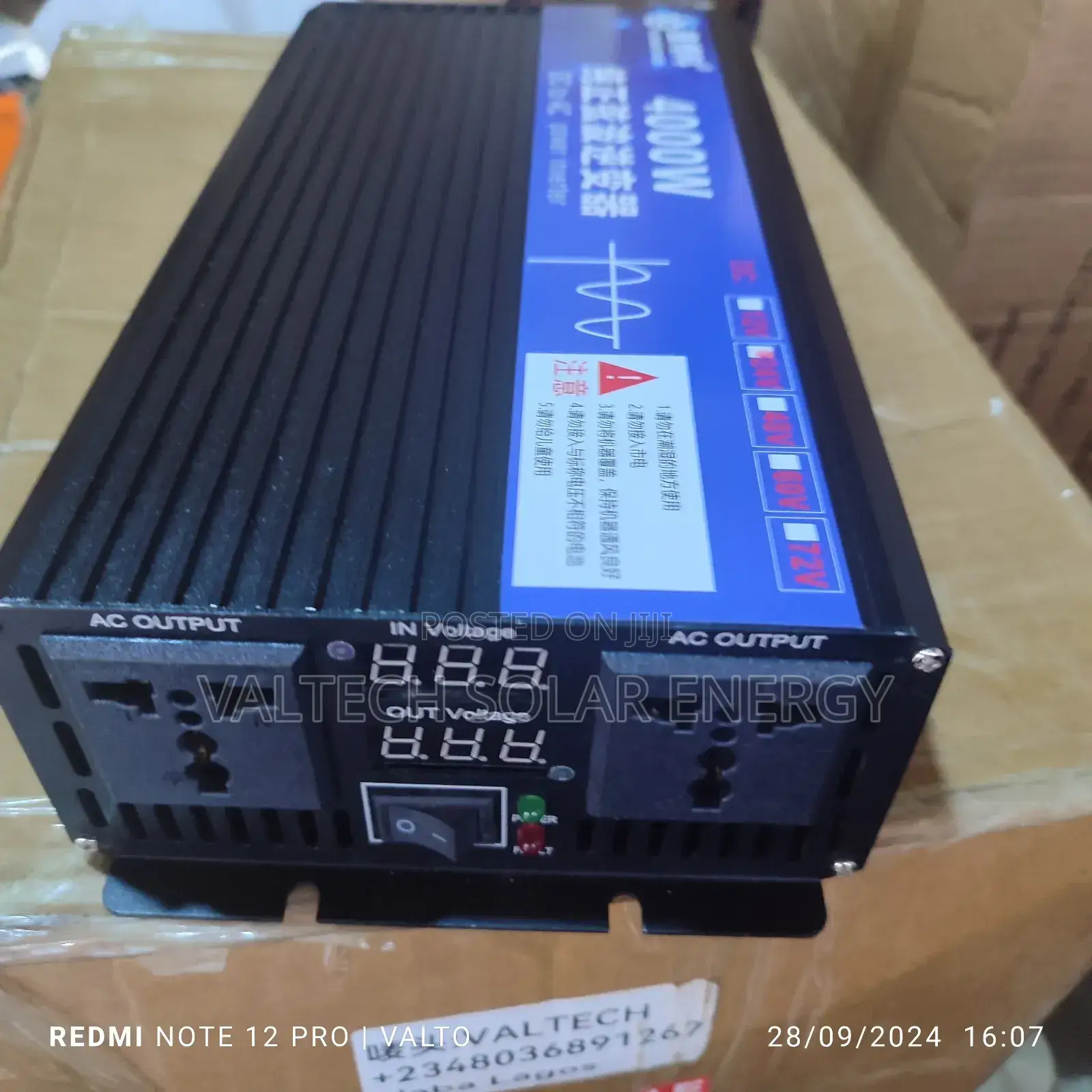24v 4000w Pure Sine Wave Inverter