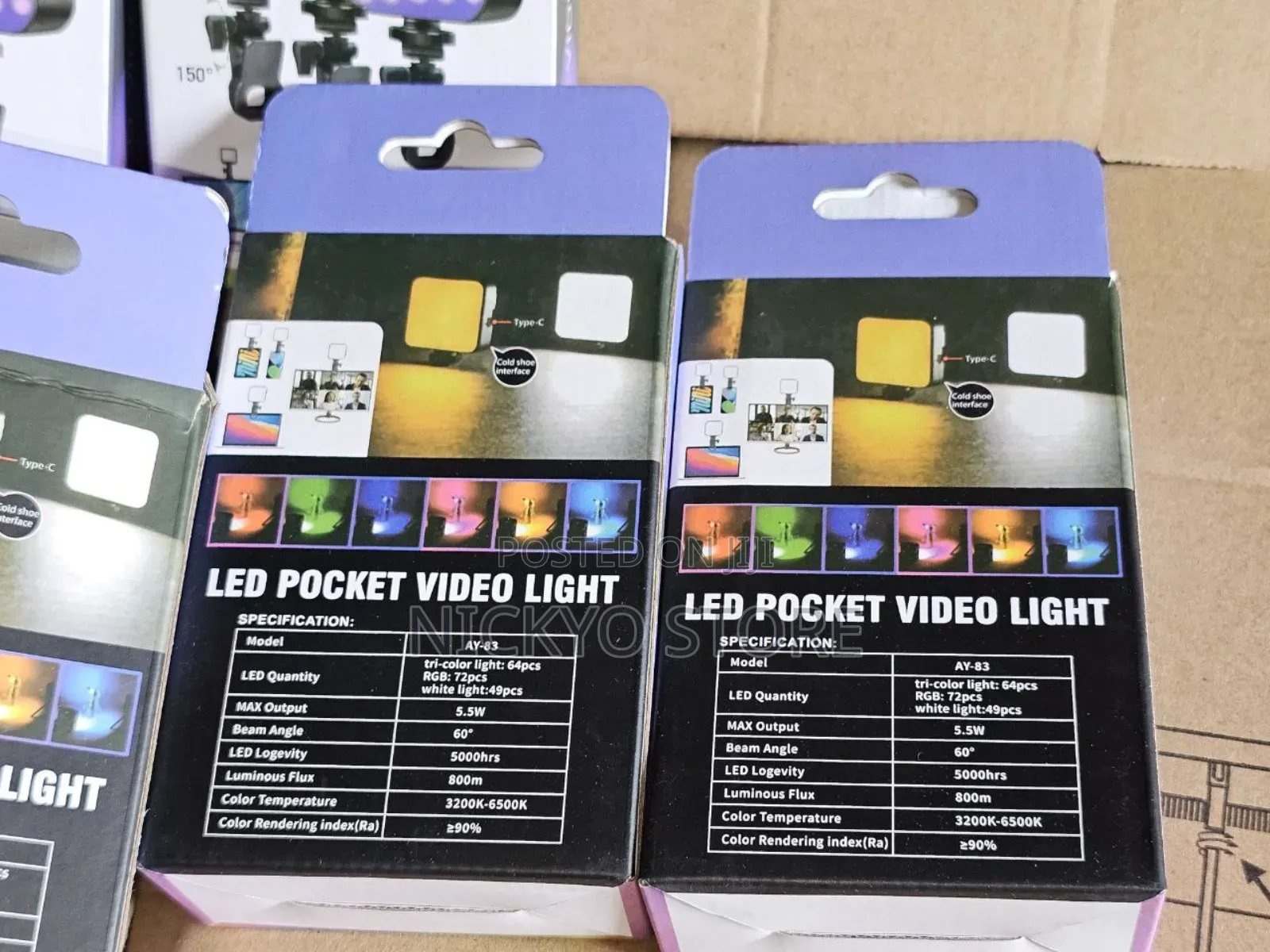 Led Pocket Video Light (Ay-83)