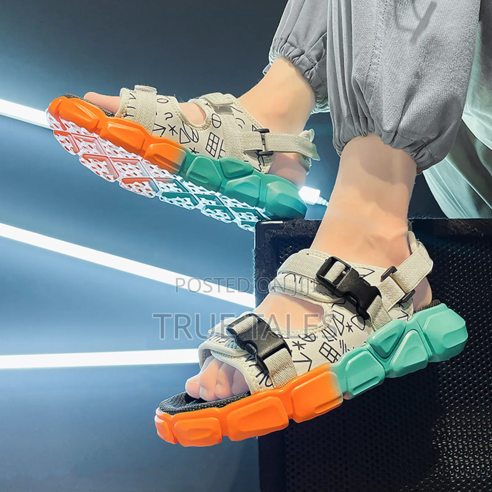 Men's Fully Adjustable Colourful Sandals