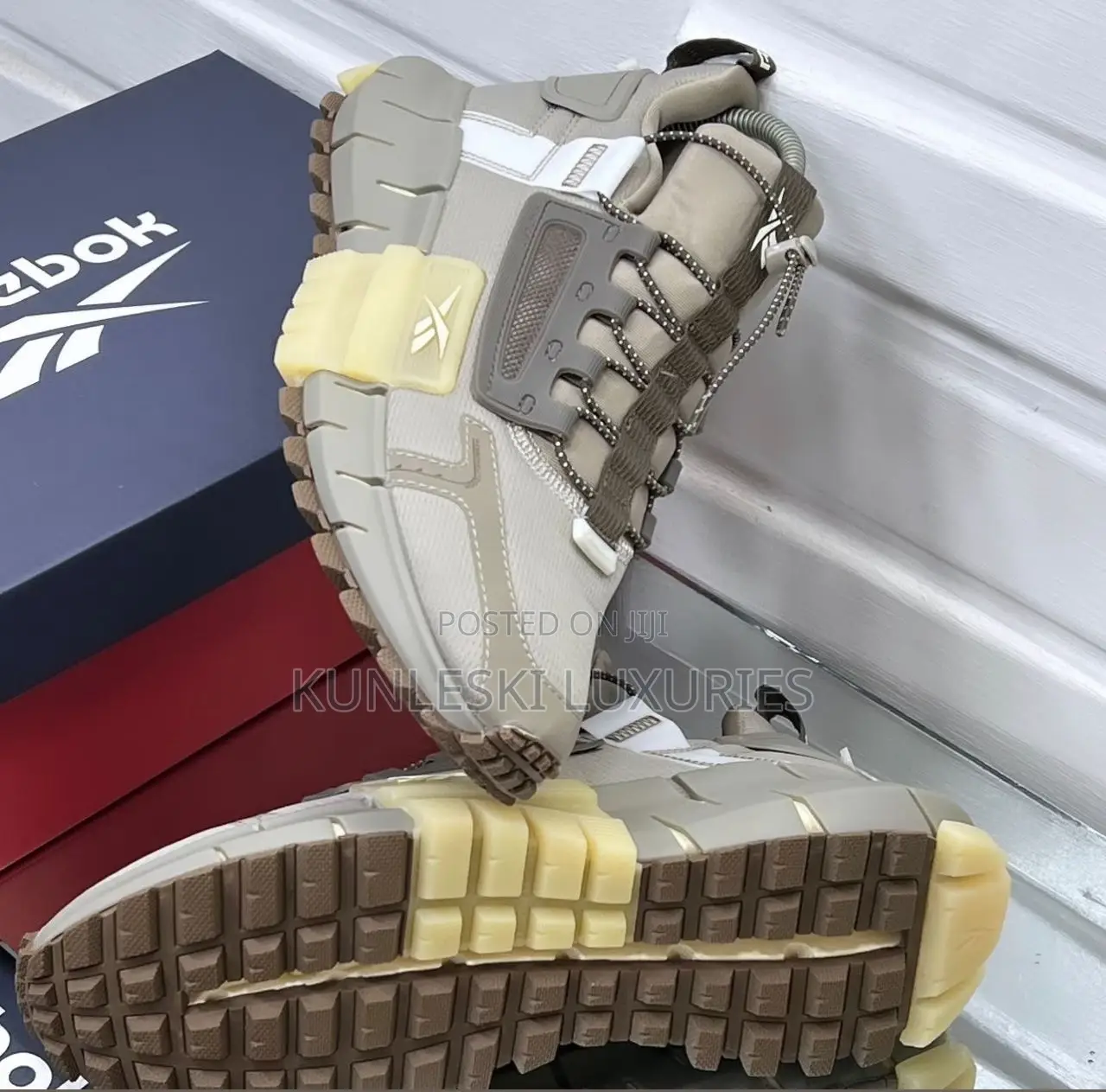 Original Reebok Zig Kinetica Brown Sneakers