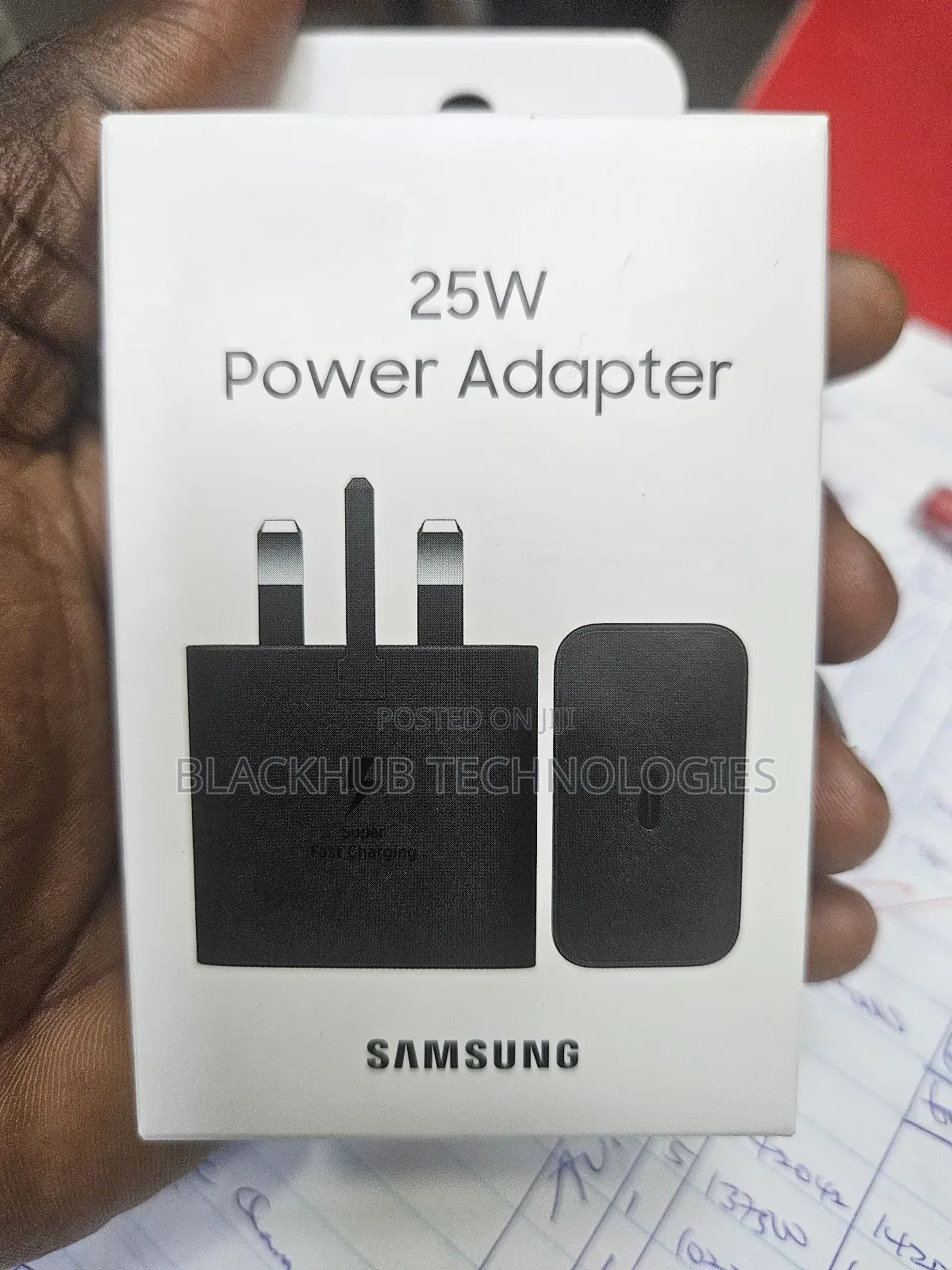 Samsung Super Fast 25 Watts Charger (Head Only) Type-C Port
