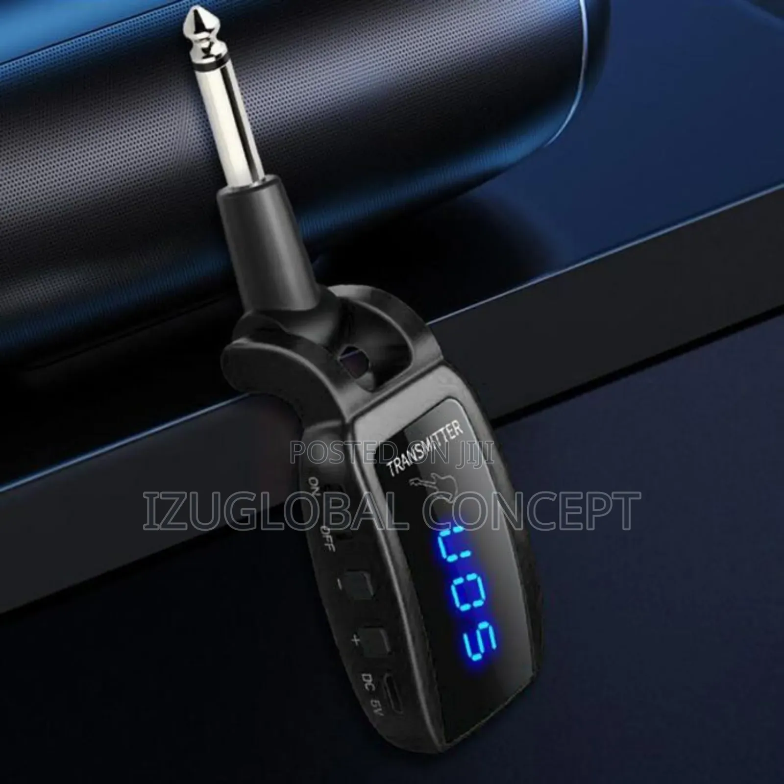 UHF Digital Guitar Bass Wireless System Transmitter Black