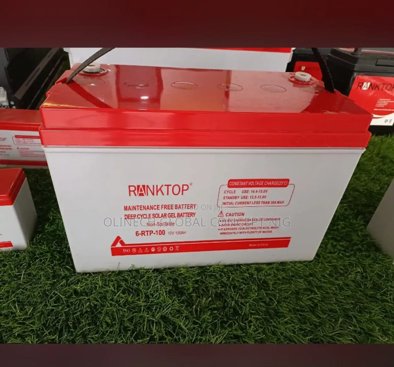 100ah 12 v Ranktop Dry Cell Battery
