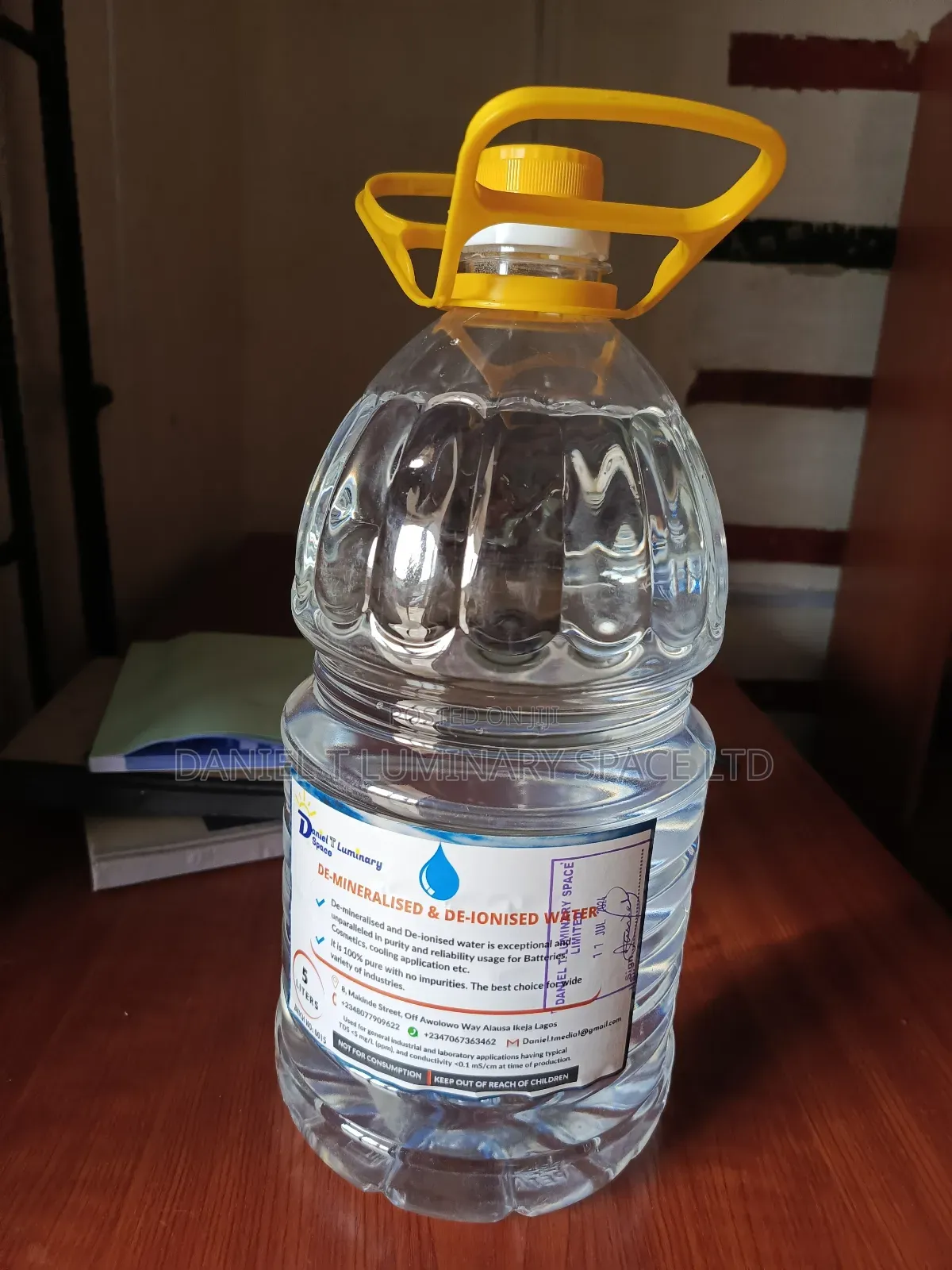 Deionised Demineralised Water