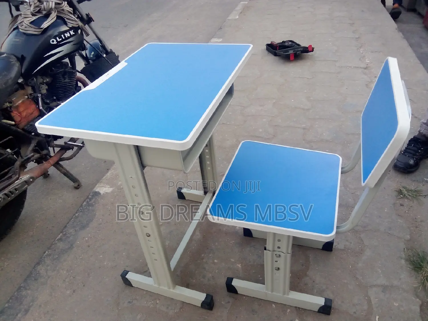 Children Chair and Table Iron Make