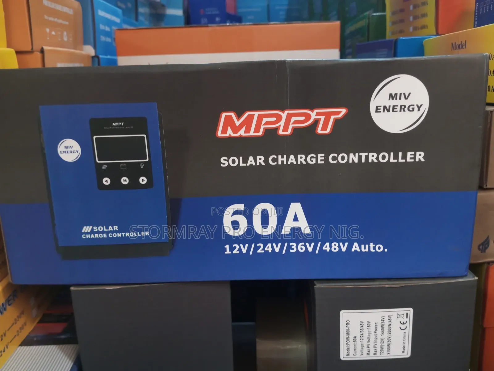 60ah MIV MPPT Charge Controller Available