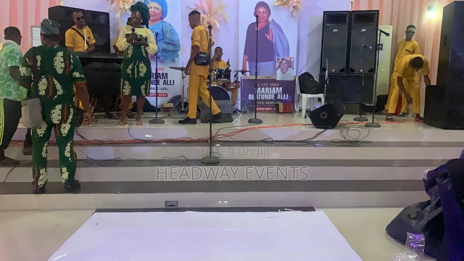 Burial Reception Decoration in Ikorodu