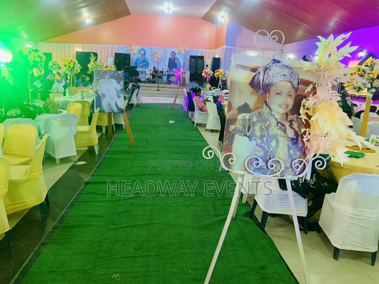 Burial Reception Decoration in Ikorodu