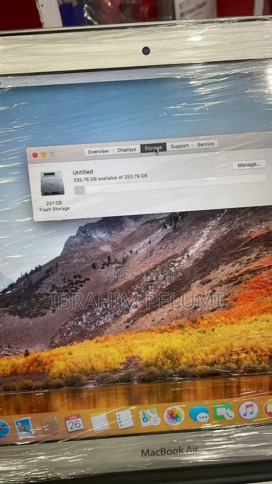 Laptop Apple MacBook Air 2012 4GB Intel Core I5 SSD 128GB