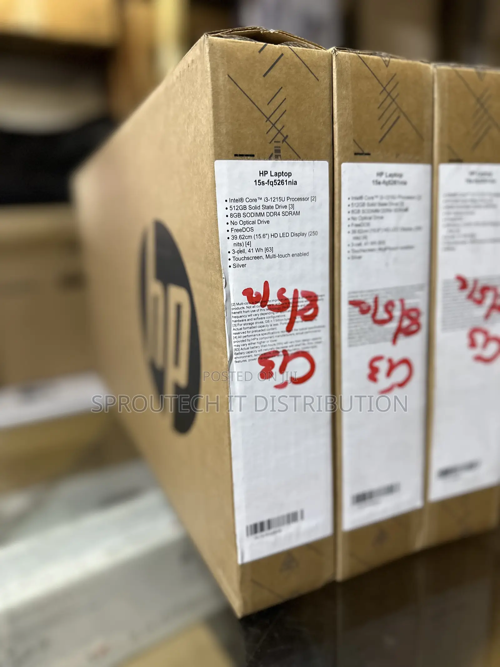 New Laptop HP 15s 8GB Intel Core I3 SSD 512GB