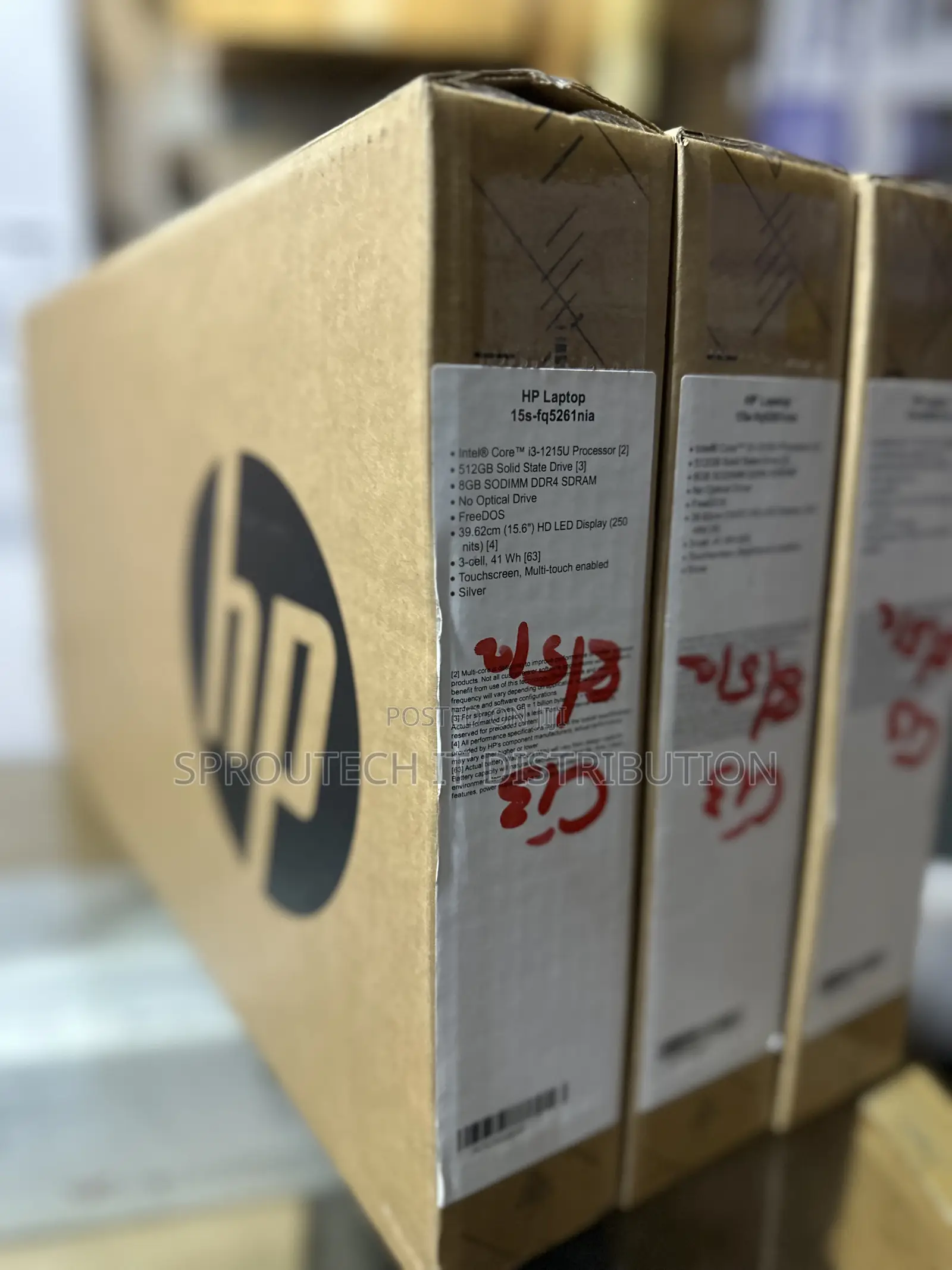 New Laptop HP 15s 8GB Intel Core I3 SSD 512GB
