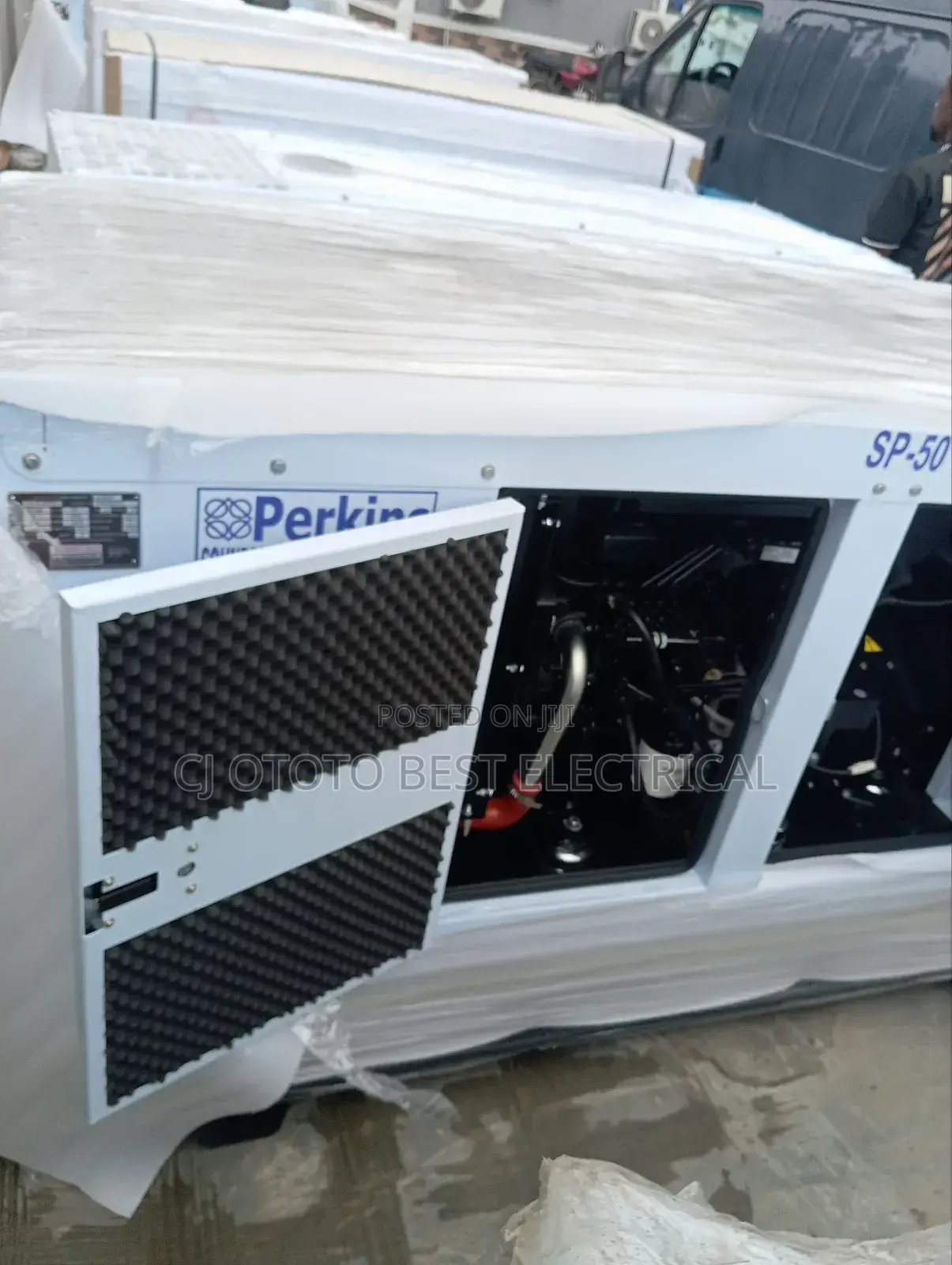 Strong 50kva Perkins Generator Soundproof 2 Years Warranty