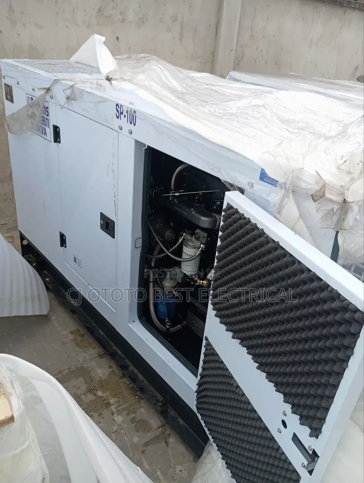 100kva Perkins Gen Soundproof 100%, Copper Coil