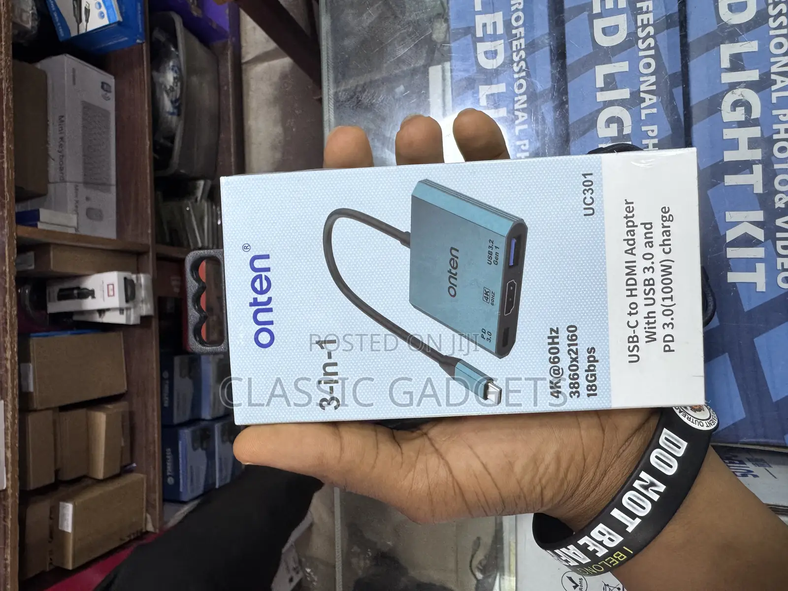 Onten Usb-C to HDMI Type-C Hub With at 60hz Hdmi, Pd 100W