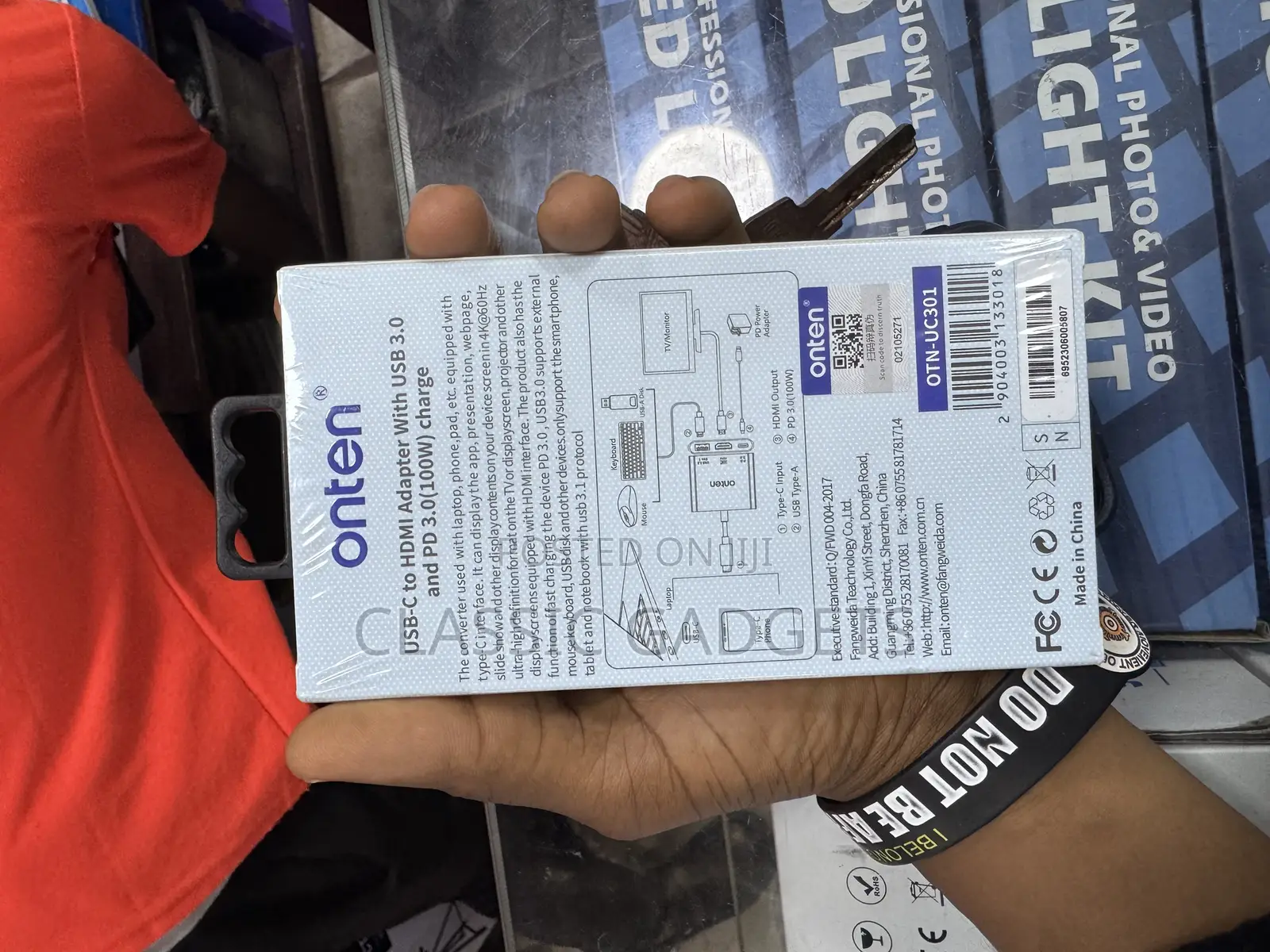 Onten Usb-C to HDMI Type-C Hub With at 60hz Hdmi, Pd 100W