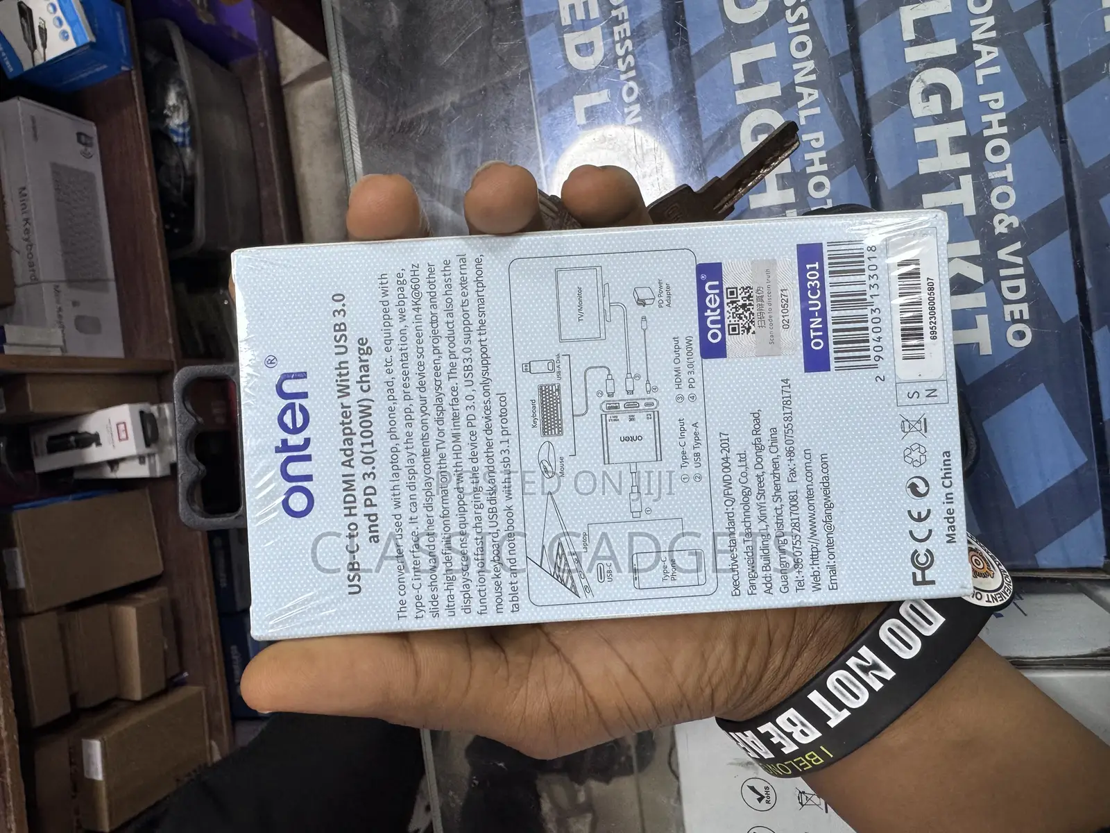 Onten Usb-C to HDMI Type-C Hub With at 60hz Hdmi, Pd 100W