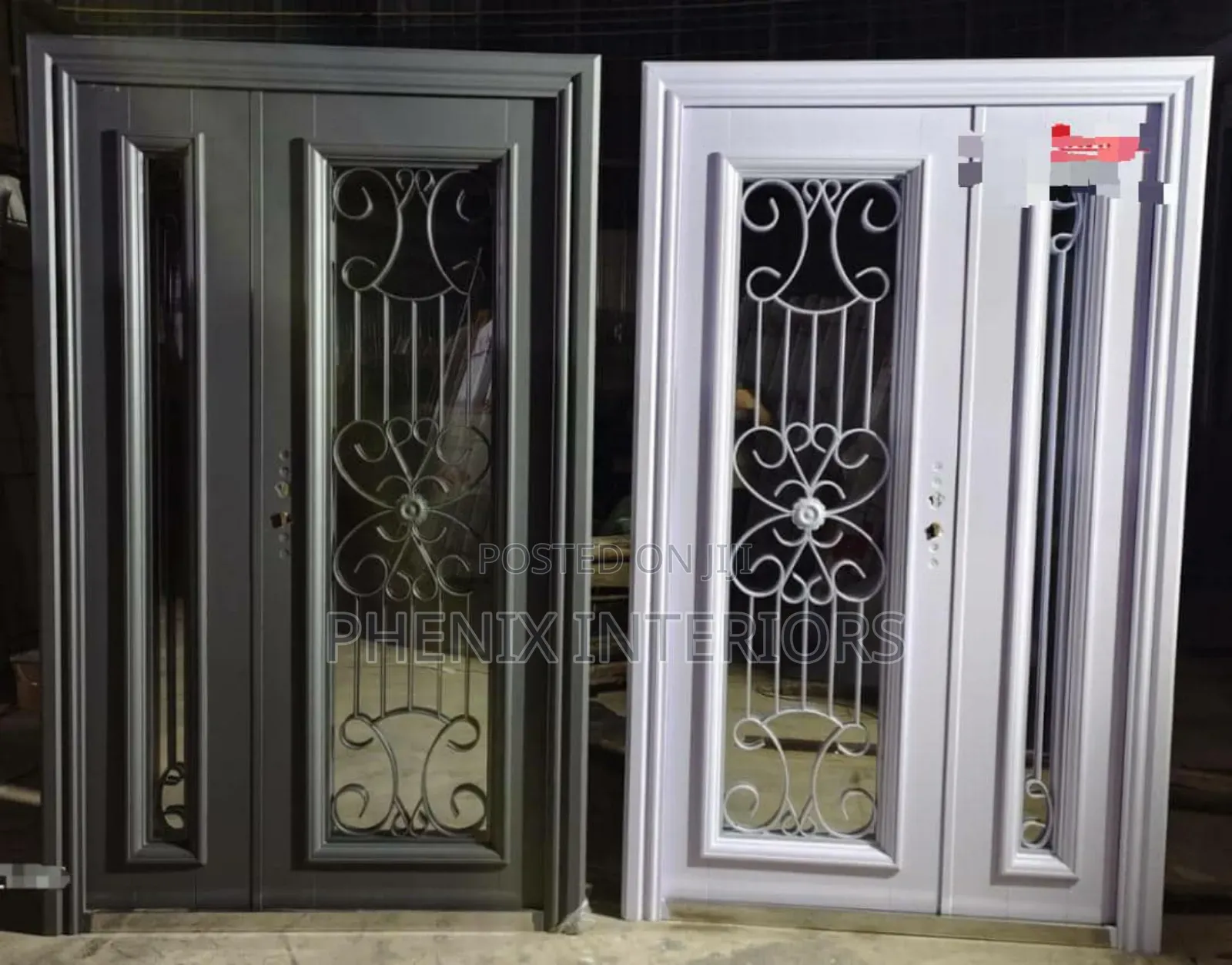 French Glass Door With Steel Frame