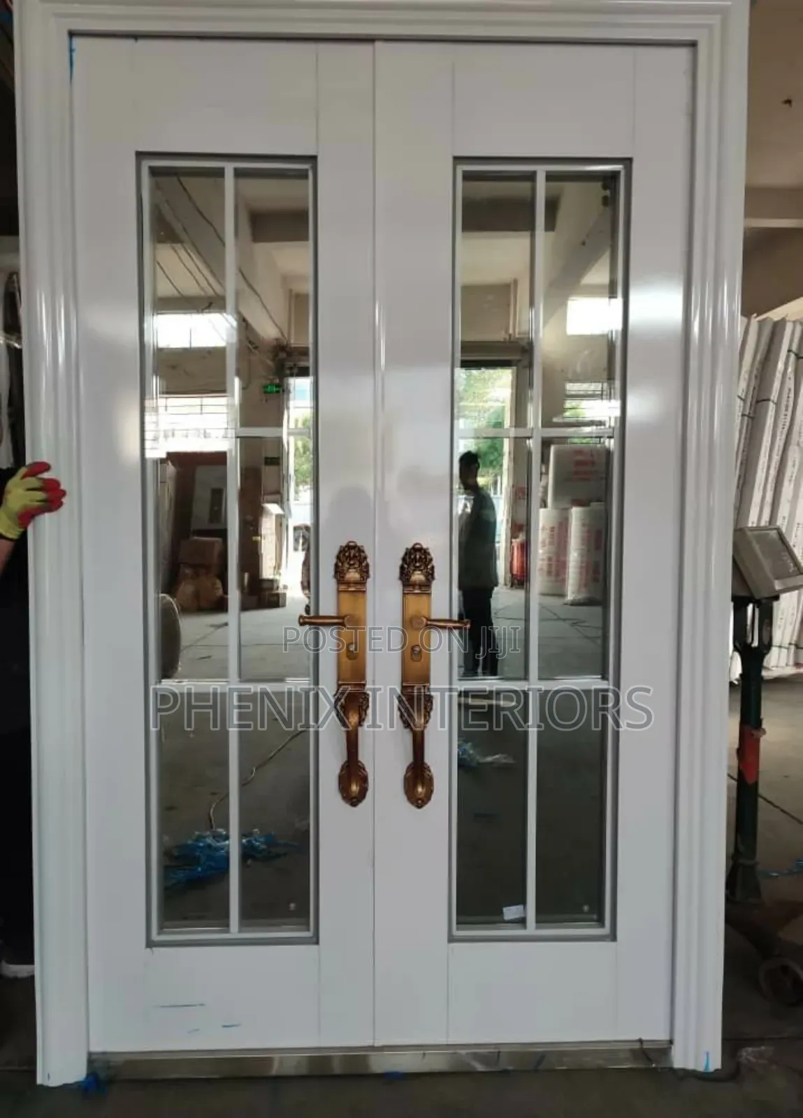 French Glass Door With Steel Frame