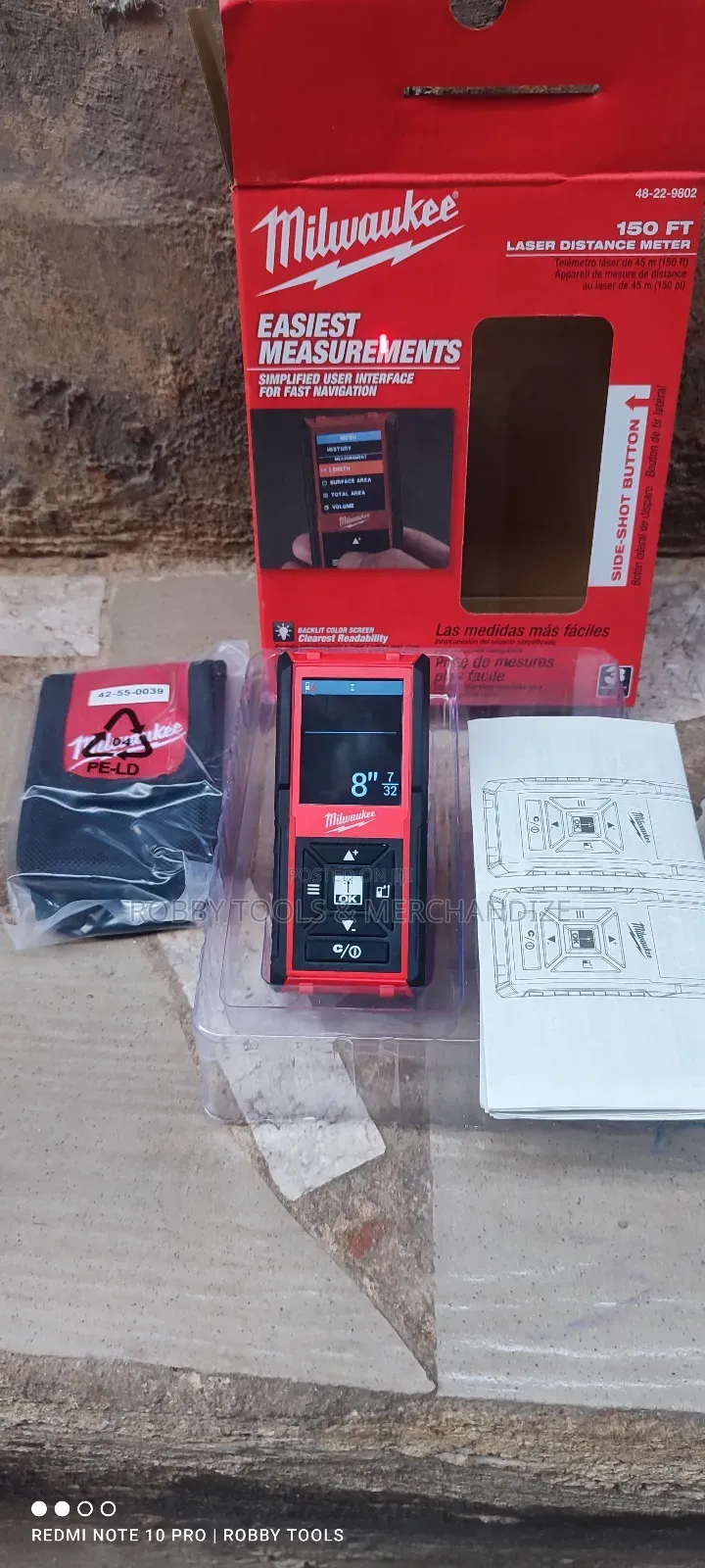 Milwaukee Laser Distance Meter 45 Meter