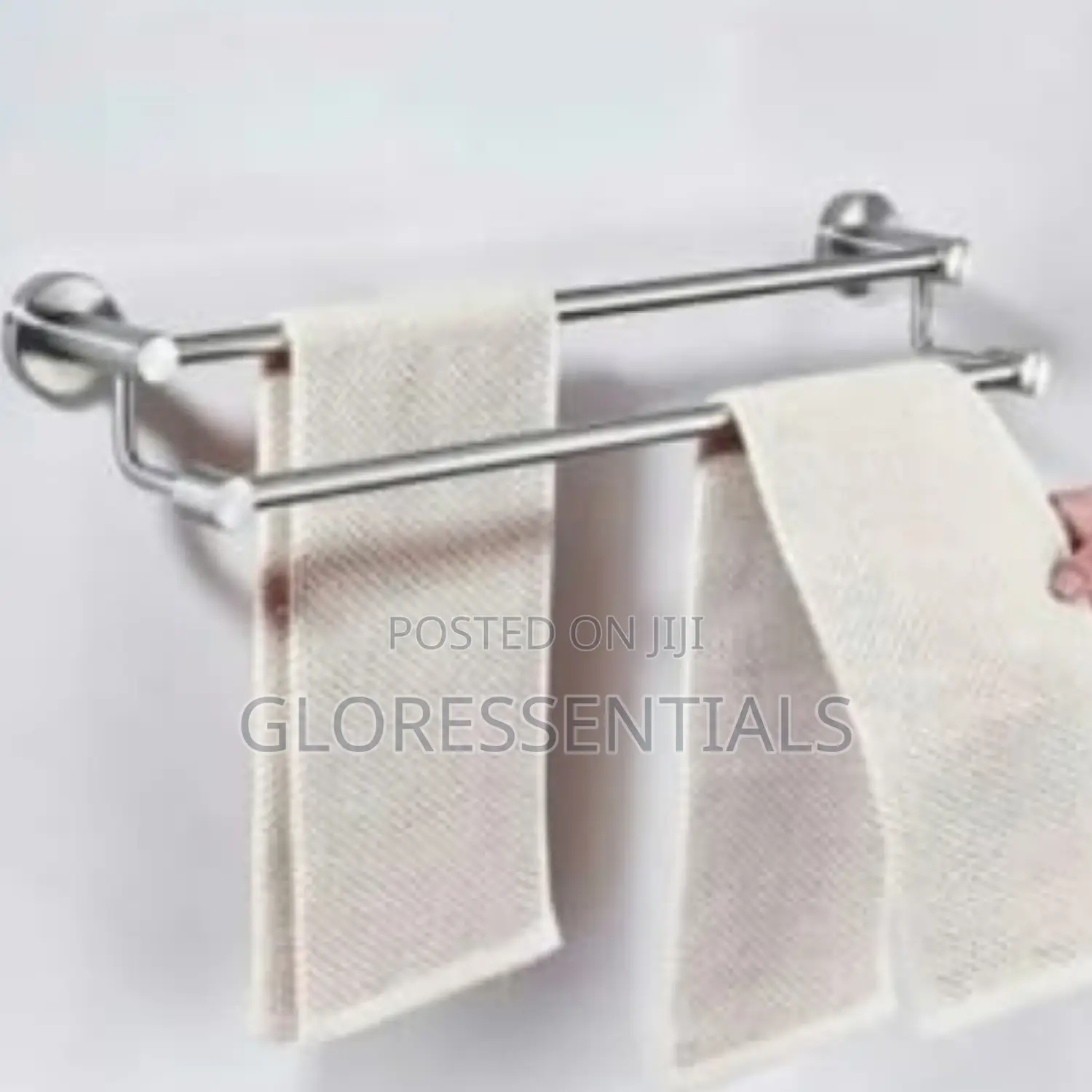 Double Bar Bathroom Towel Hanger