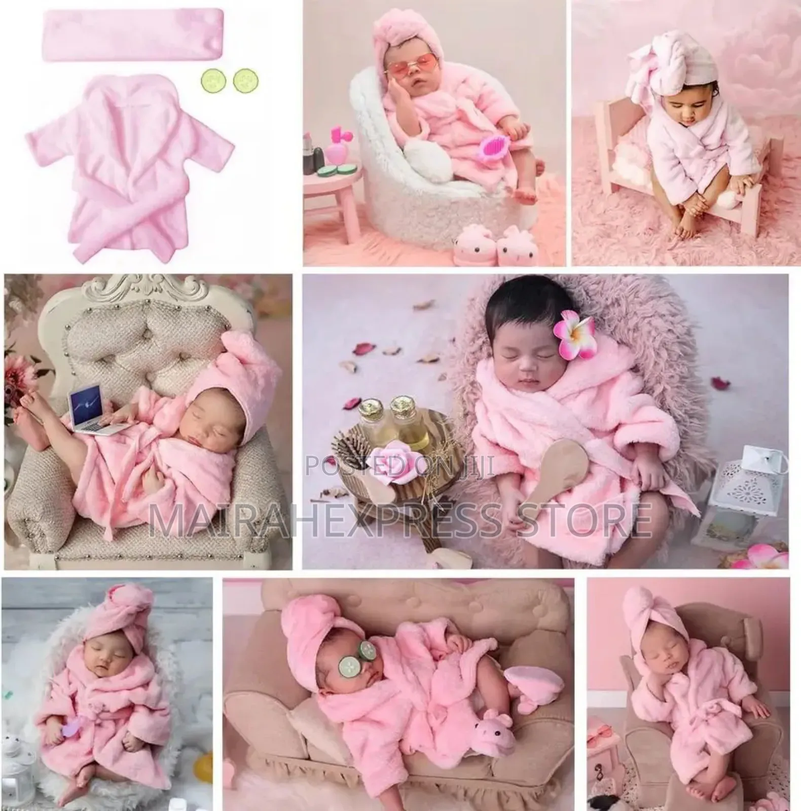 Baby Photography/Bathroom/Nightwear Comfy Rope Set