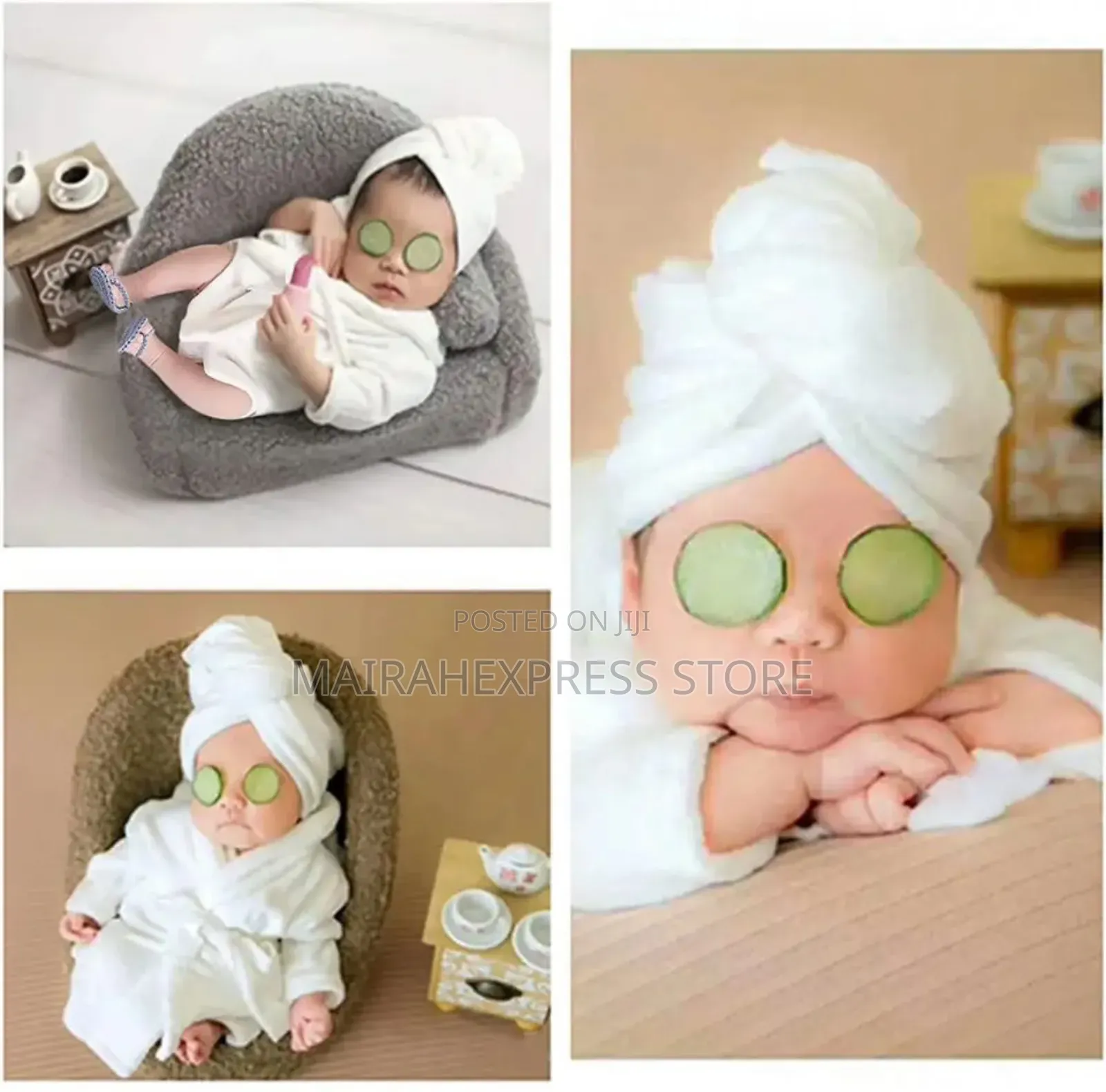 Baby Photography/Bathroom/Nightwear Comfy Rope Set