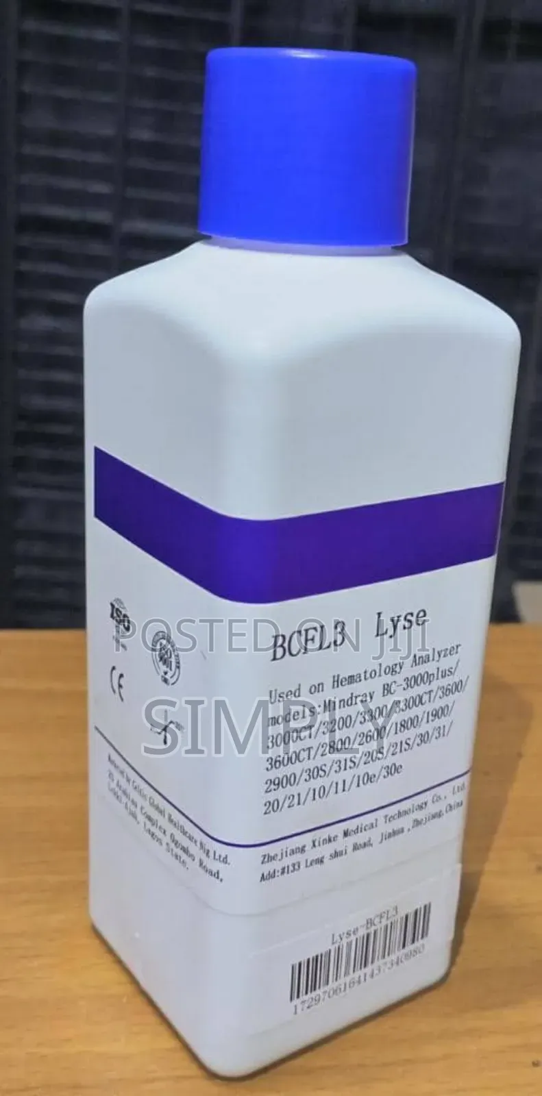Bcfl3. Lyse for Hematology Analyser
