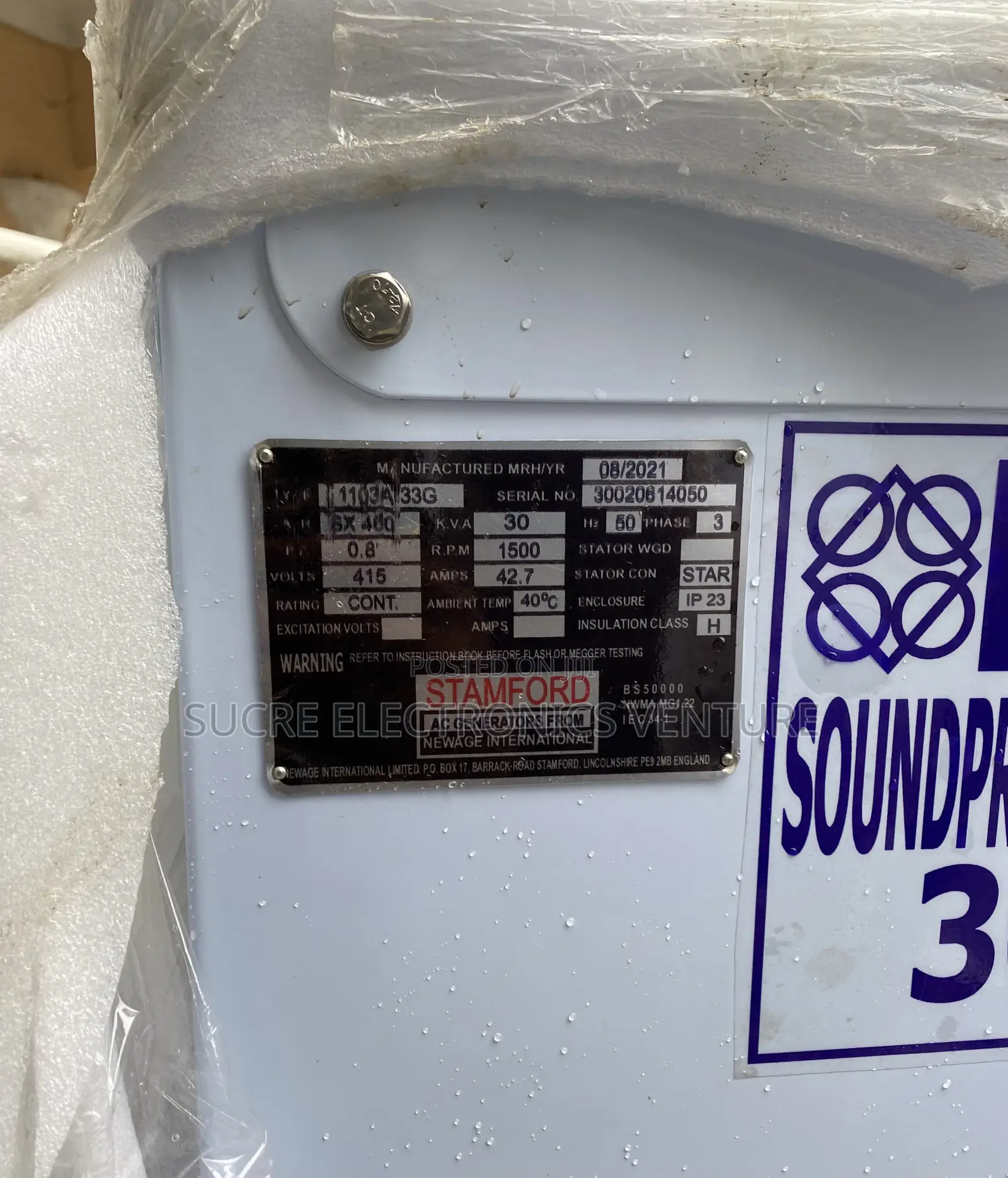 30kva Perkins Generator